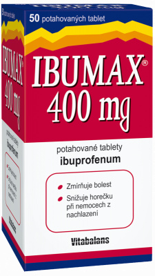 IBUMAX 400 mg 50 potahovaných tablet
