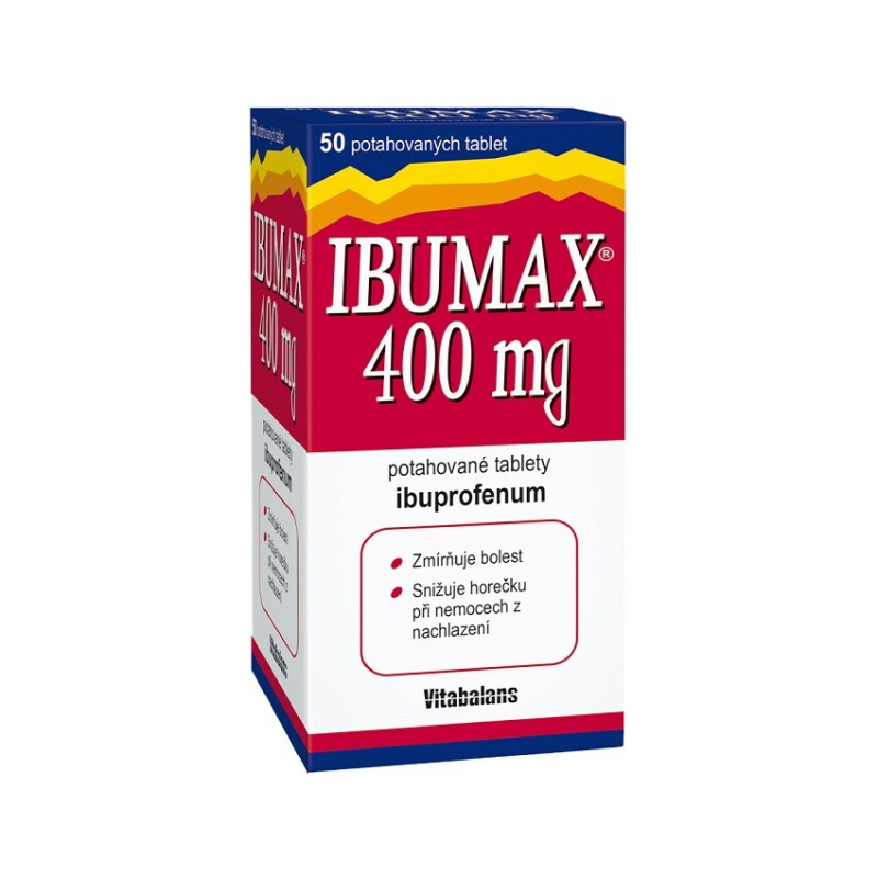IBUMAX 400 mg 50 potahovaných tablet