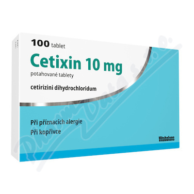 Cetixin 10 mg 100 tablet
