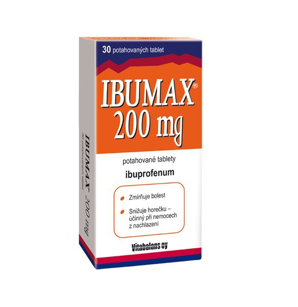 IBUMAX 200 mg 30 potahovaných tablet I