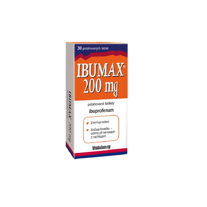 IBUMAX 200 mg 30 potahovaných tablet I