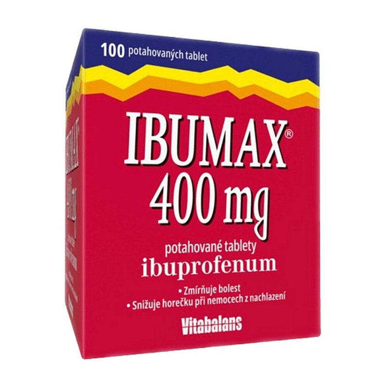 IBUMAX 400 mg 100 potahovaných tablet