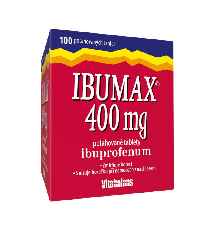 IBUMAX 400 mg 100 potahovaných tablet