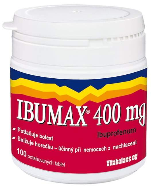 IBUMAX 400 mg 100 potahovaných tablet