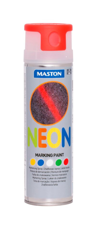 Maston Markingspray Neon Barva: červená, Balení: 500 ml
