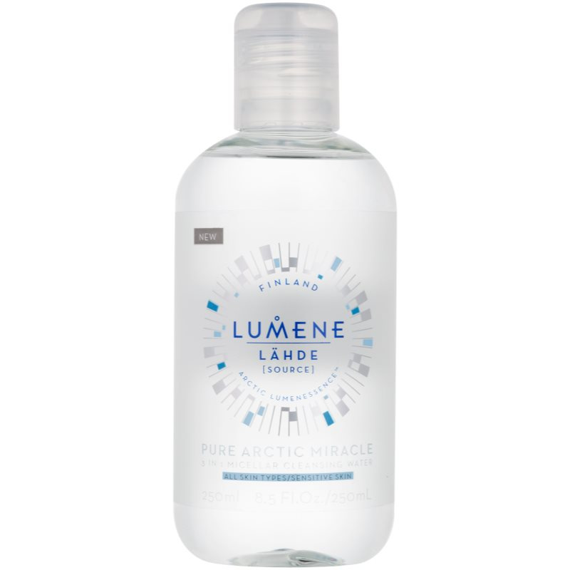 Lumene Nordic Hydra [LÄHDE] Pure Arctic Miracle micelární čisticí voda pro všechny typy pleti včetně citlivé 250 ml