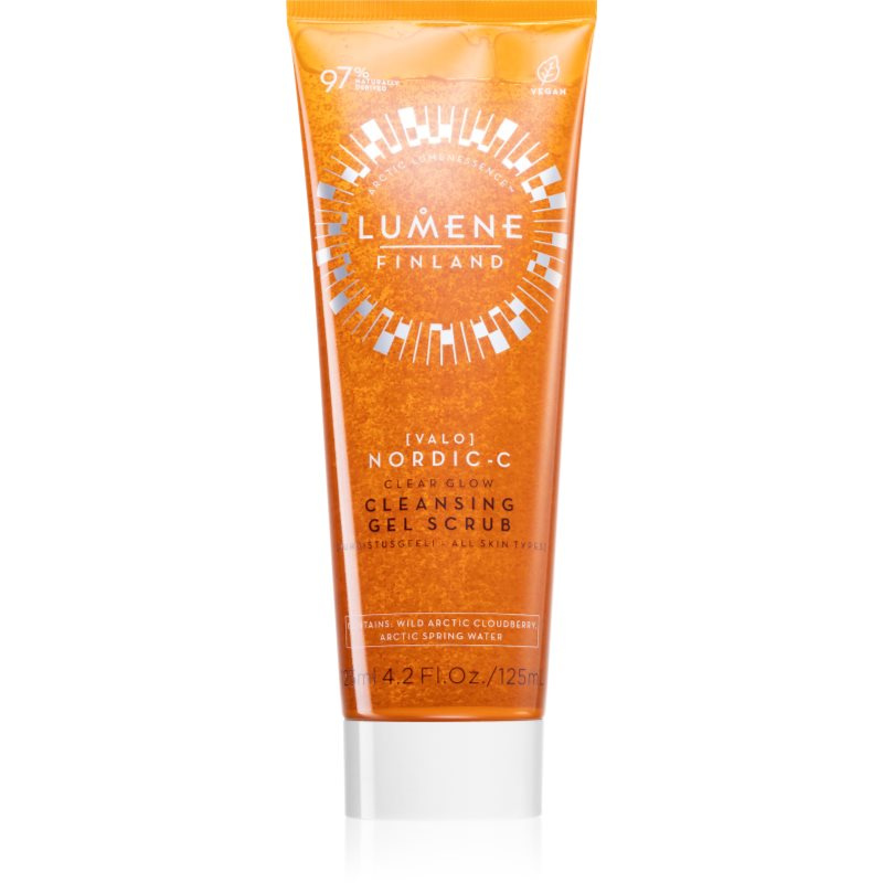 Lumene Nordic-C [VALO] Clear Glow gelový peeling pro rozjasnění a vyhlazení pleti 125 ml