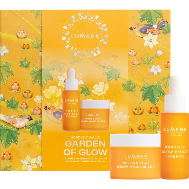 Lumene Nordic-C [VALO] Garden Of Glow dárková sada pro rozjasnění pleti