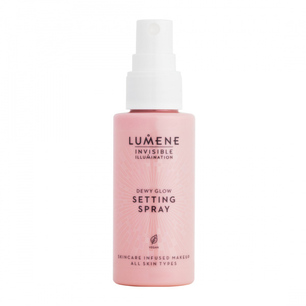 Lumene Invisible Illumination Dewy Glow rozjasňující fixační sprej 100 ml