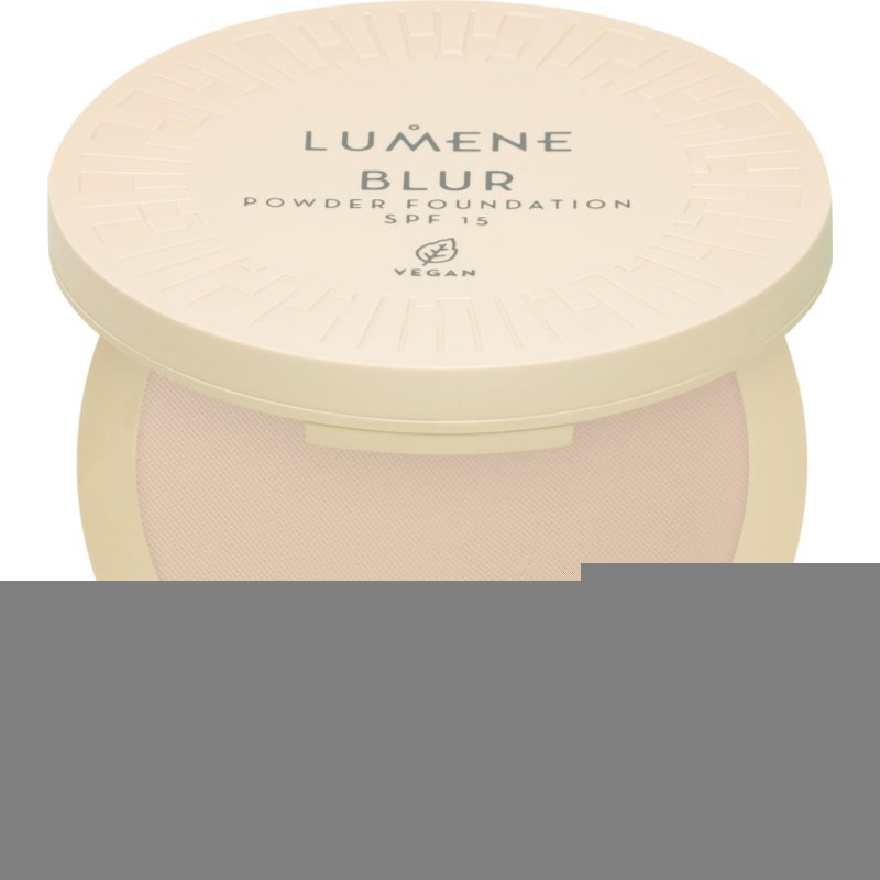 Lumene Blur kompaktní pudr a make-up 2 v 1 SPF 15 odstín No. 1 10 g