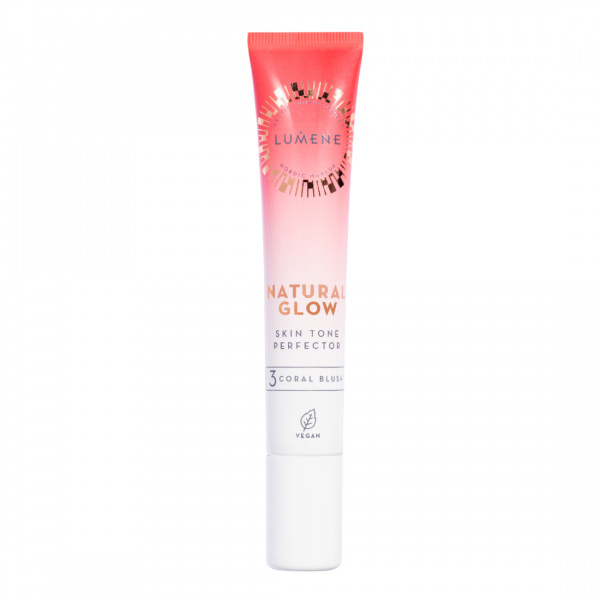 Lumene Natural Glow Skin Tone Perfector krémová tvářenka odstín 3 Coral Blush 20 ml