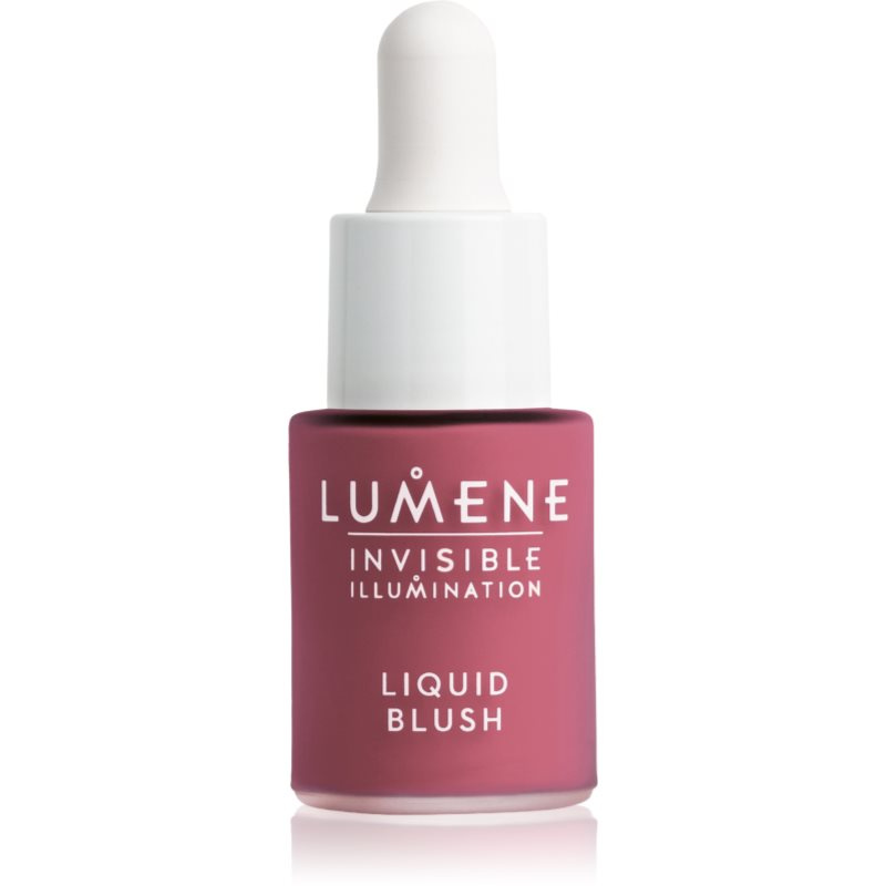 Lumene Invisible Illumination tekutá tvářenka pro rozjasnění pleti odstín Berry Nectar 15 ml