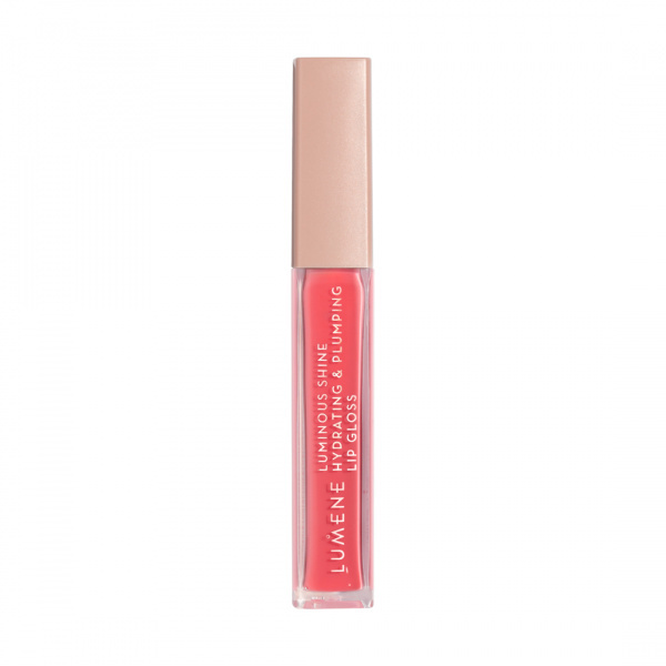 Lumene Luminous Shine hydratační lesk na rty odstín 4 Peach Pink 5 ml