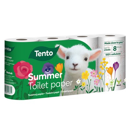 Tento Summer / Winter Toaletní papír 3vrstvý 18 m 8 ks