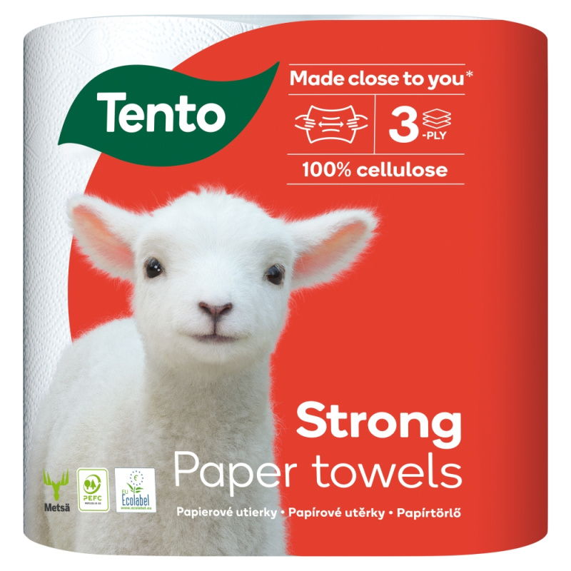 Kuchyňské utěrky Tento Extra strong, 2 role