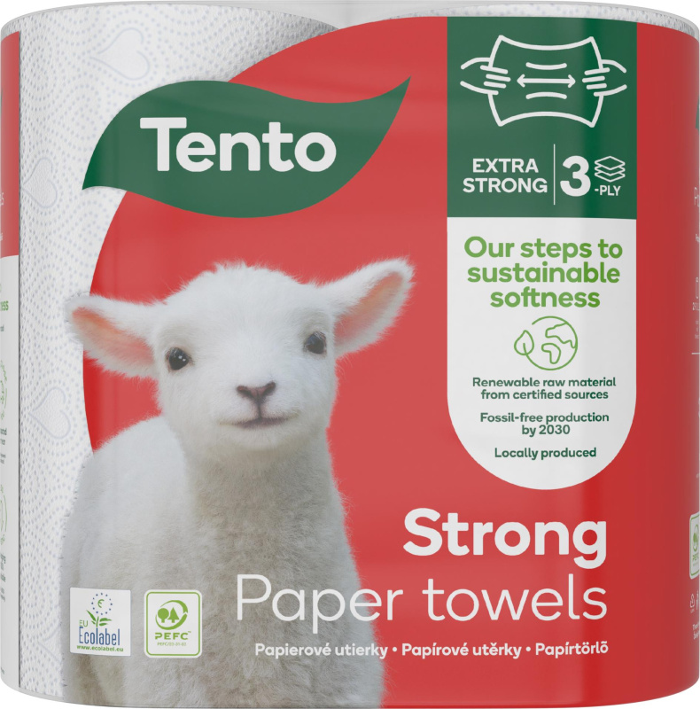 Kuchyňské utěrky Tento Extra strong, 2 role