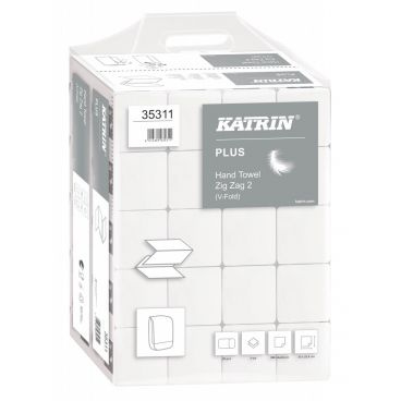 Skládané ZZ ručníky Katrin - 2 vrstvé, 20 x 200 ks