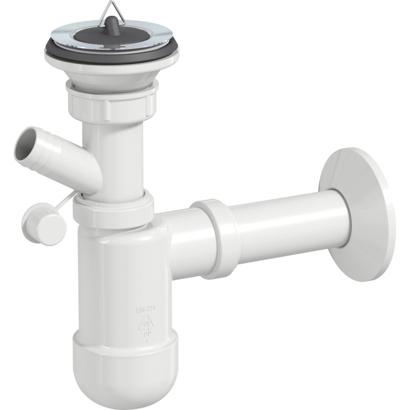 Prevex Umyvadlový sifon Preloc Basic s gumovou zátkou, pr. 32 mm