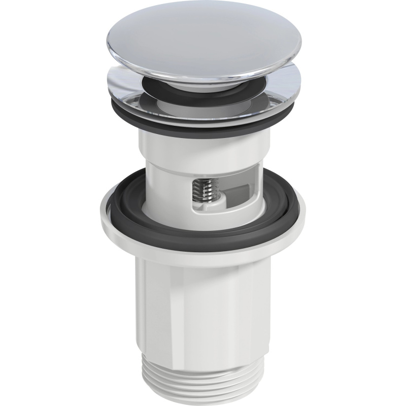 Prevex Umyvadlová výpusť click-clack 1 1/4", nerezová ocel