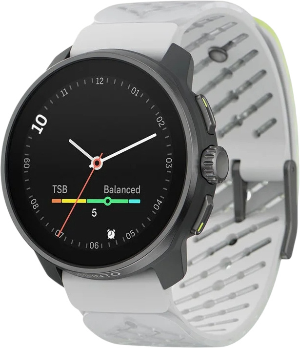 Suunto Race S Titanium chytré hodinky bílá Oranžová
