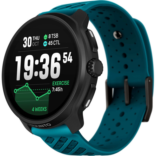 Suunto Race 2 chytré hodinky modré Černá