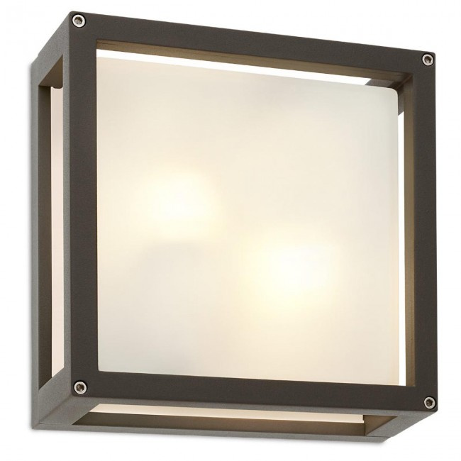 Redo Venkovní stropní/nástěnné svítidlo BRICK GLASS Barva: Hnědá