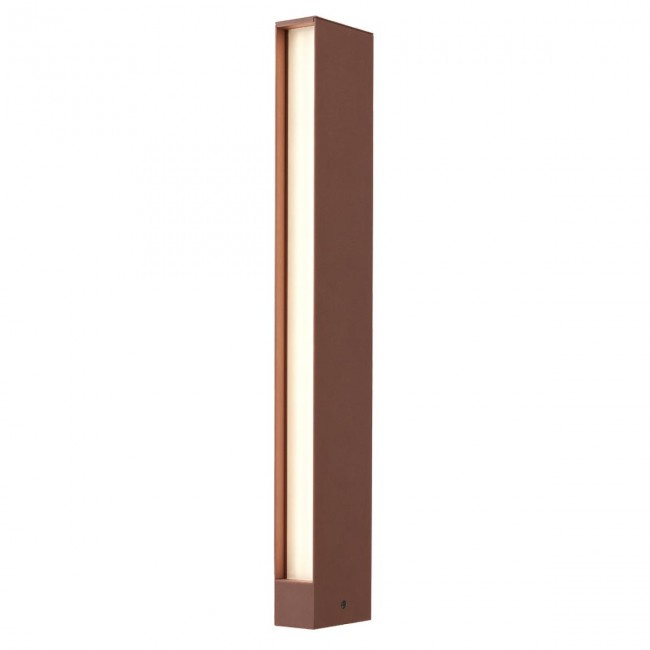 Redo Venkovní sloupkové svítidlo TWIN v:600mm, dvojitý rozptyl Barva: Hnědá