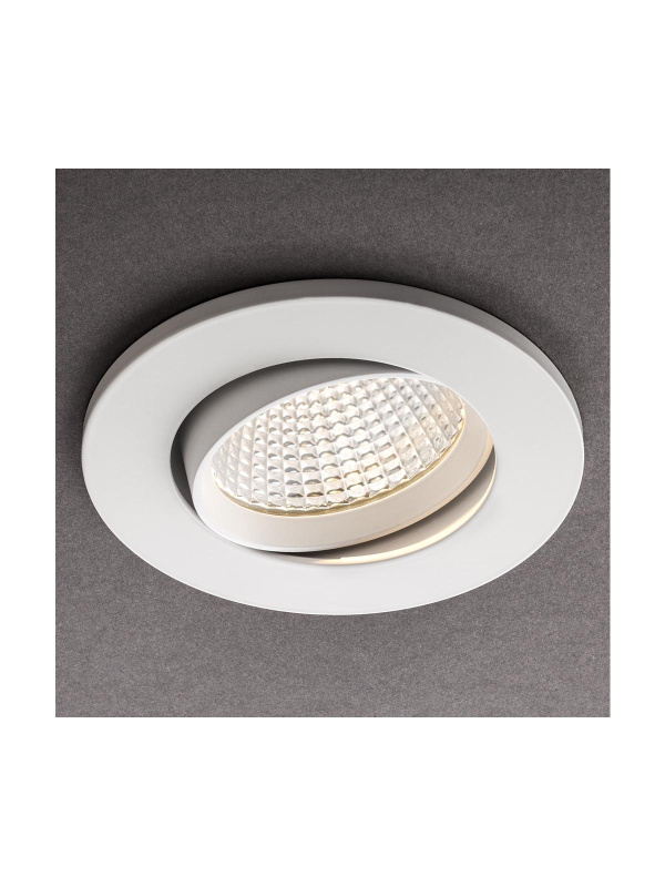 Smarter LED zapuštěné bodové svítidlo Mt 128, ø8,8cm Barva: Bílá
