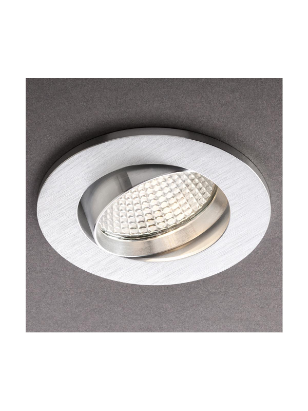 Smarter LED zapuštěné bodové svítidlo Mt 128, ø8,8cm Barva: Hliník