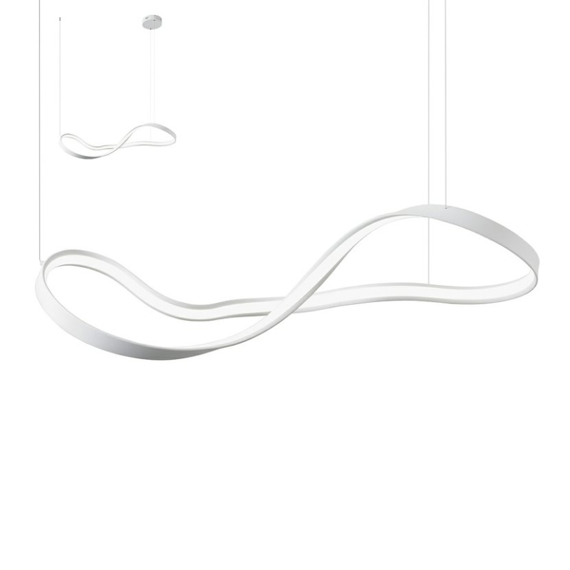 Redo Závěsné LED svítidlo Nubo, š. 940 mm, 4000K Barva: Bílá