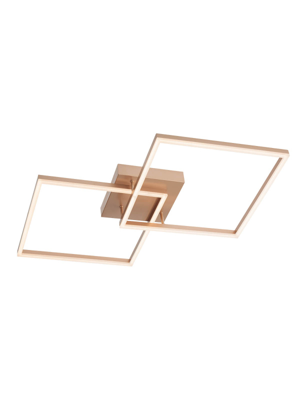 Smarter Nástěnné/Stropní LED svítidlo Klee, š.71cm Barva: Měď