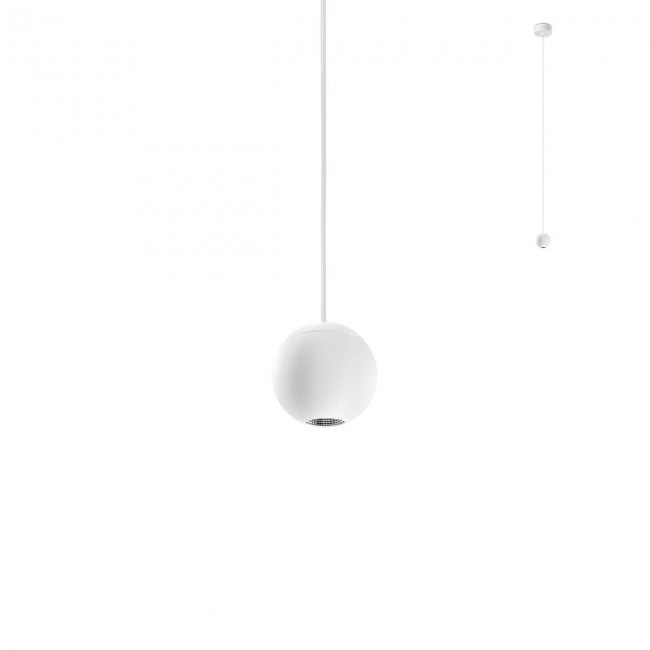 Redo Závěsné LED svítidlo Obo ø 5cm Barva: Bílá