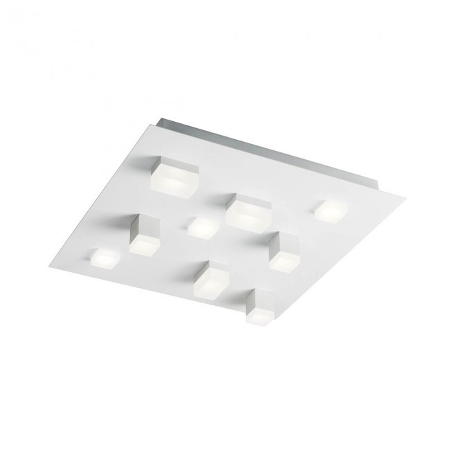Redo Stropní LED svítidlo Pixel, ø35cm Barva: Bílá