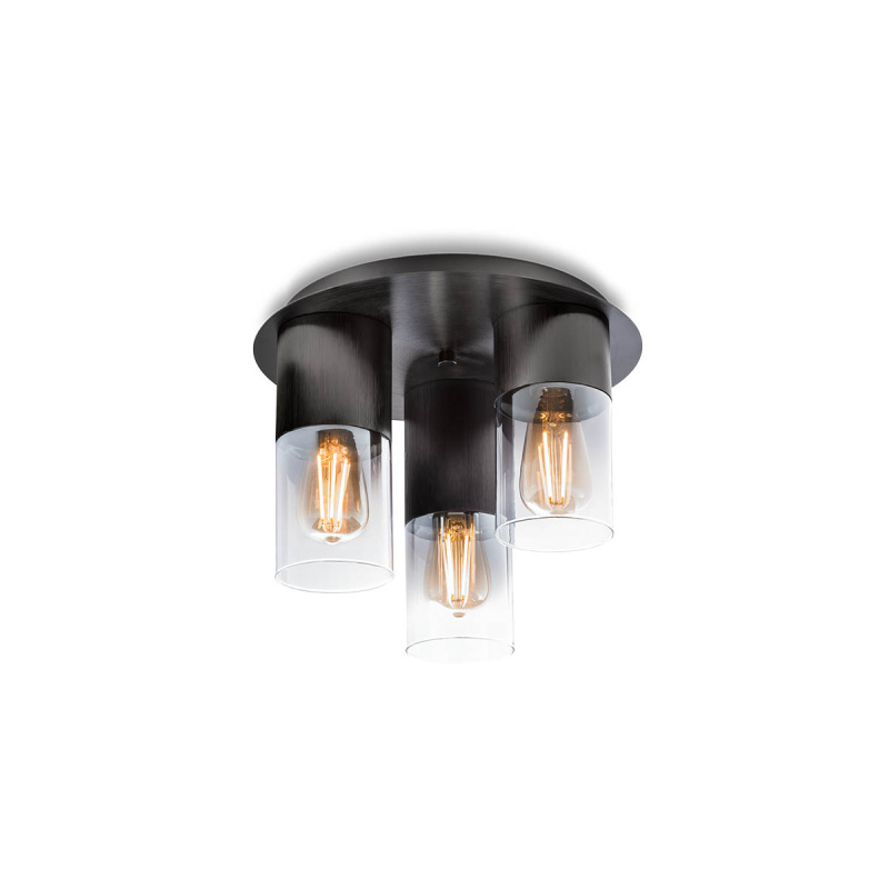 Redo Stropní svítidlo IWI ø 35 cm Barva: Černá