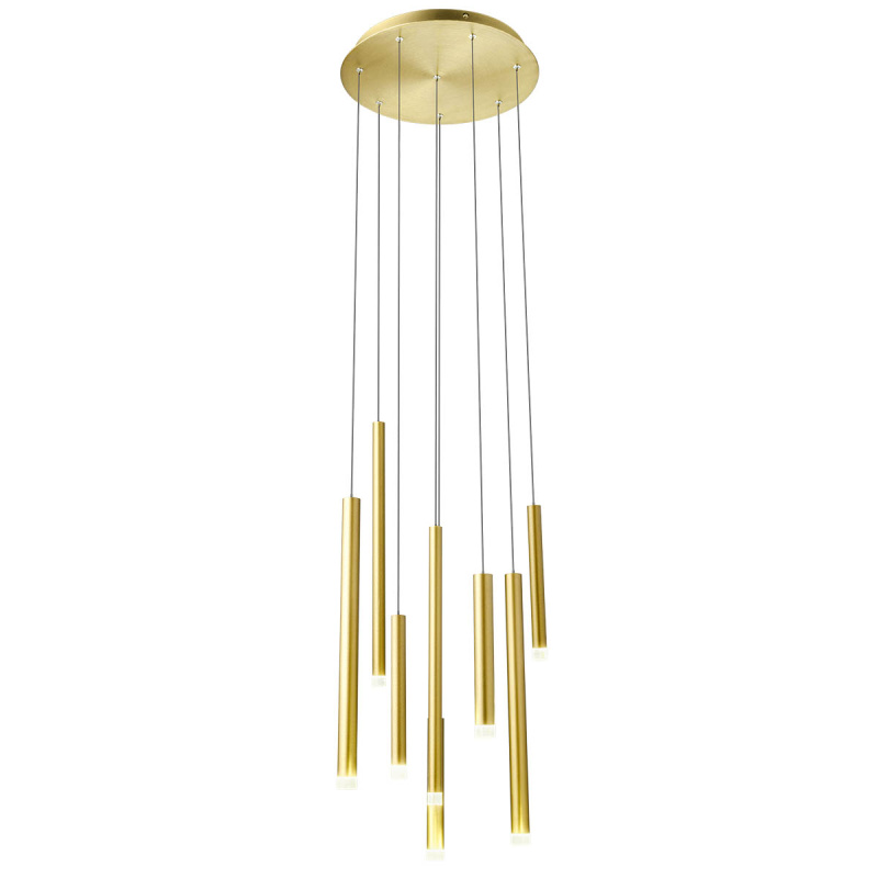 Redo Závěsné LED svítidlo MADISON ø 40 cm Barva: Zlatá