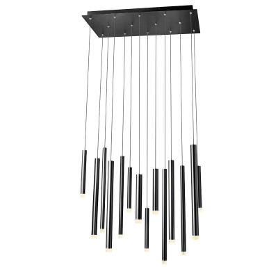 Redo Závěsné LED svítidlo MADISON, d. 70 cm Barva: Černá