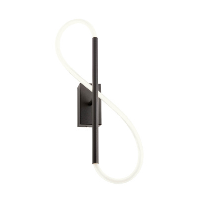 Redo Nástěnné LED svítidlo CORRAL, v. 45 cm Barva: Černá