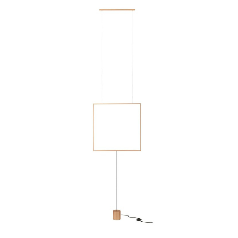 Redo Závěsná nebo stojací LED lampa Slick, š. 617 mm Barva: Zlatá