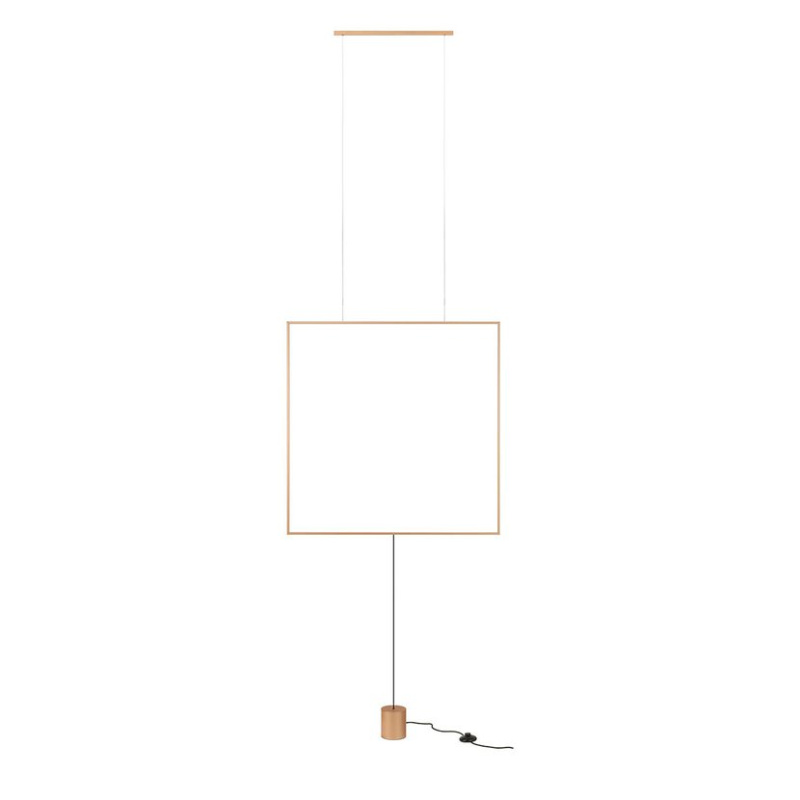 Redo Závěsná nebo stojací LED lampa Slick, š. 817 mm Barva: Zlatá