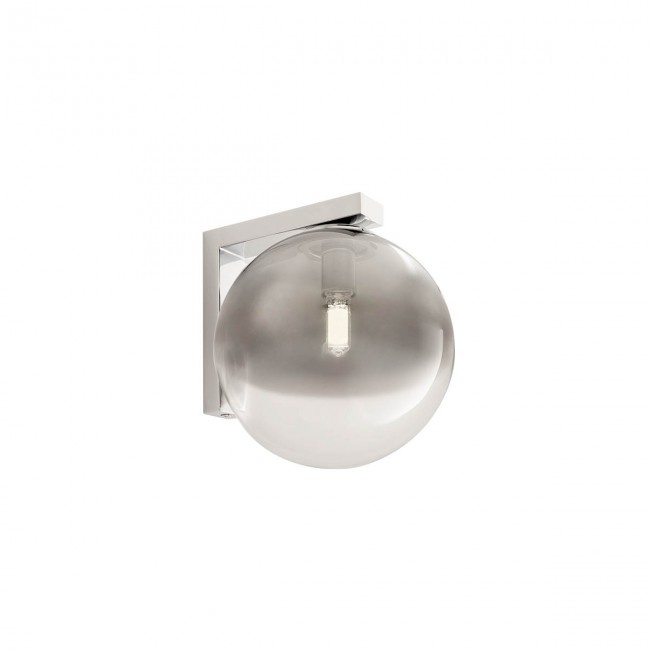 Redo Nástěnná lampa Berry, ø18cm Barva: Kouřová