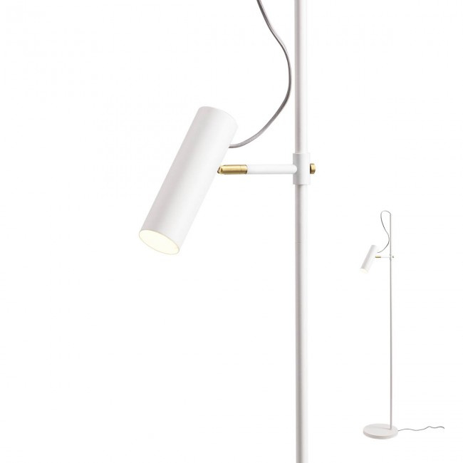 Redo Stojací lampa Pivot Barva: Bílá