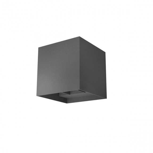 Redo Venkovní nástěnné svítidlo VARY d:120mm Barva: Antracit, Chromatičnost: 3000K