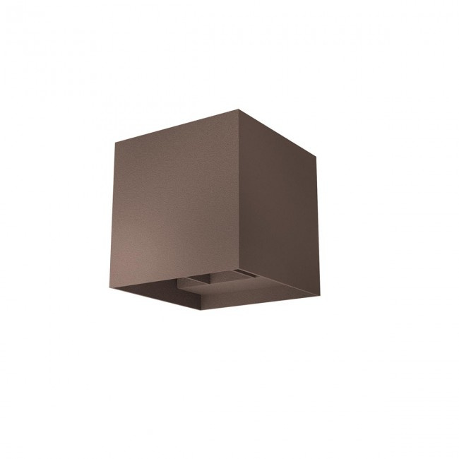 Redo Venkovní nástěnné svítidlo VARY d:120mm Barva: Hnědá, Chromatičnost: 3000K