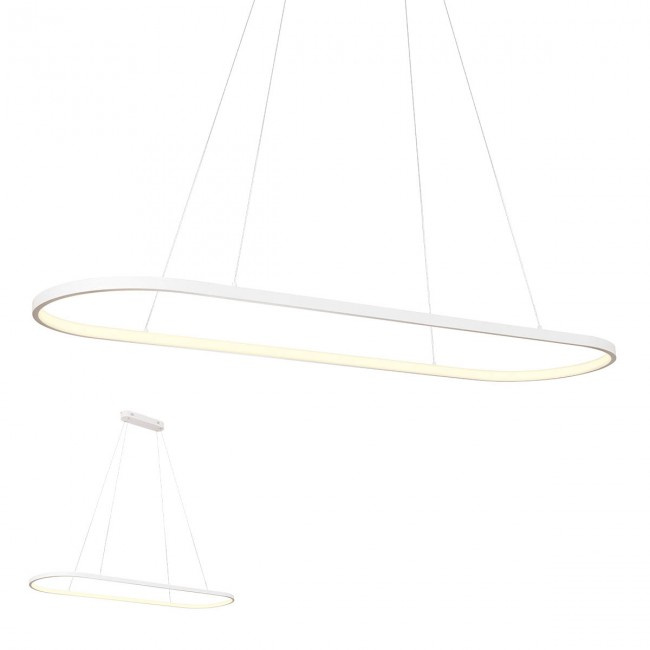 Redo Závěsné LED svítidlo Lap, ø 1204mm Barva: písková bílá