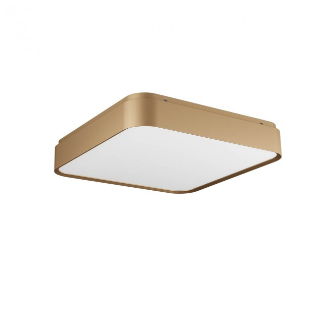 Redo Stropní LED svítidlo Yomo hranaté, ø39,6cm Barva: Zlatá
