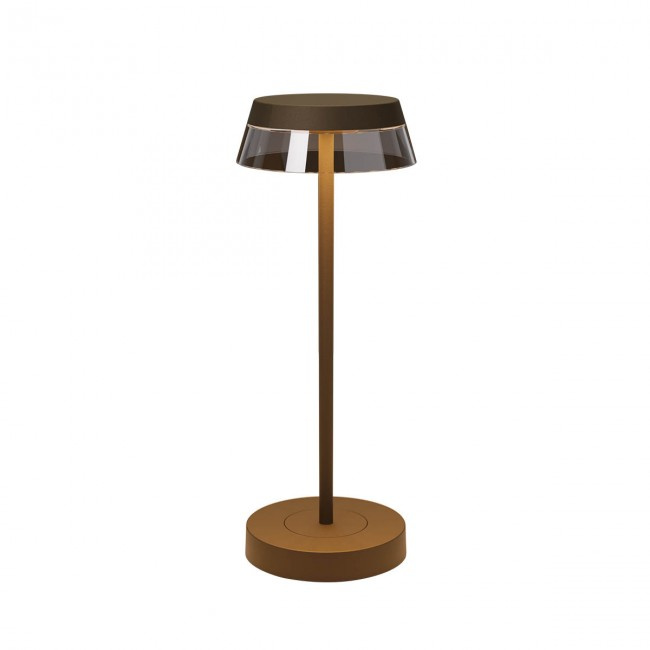Redo Venkovní stmívatelná stolní lampa ILUNA Barva: Hnědá