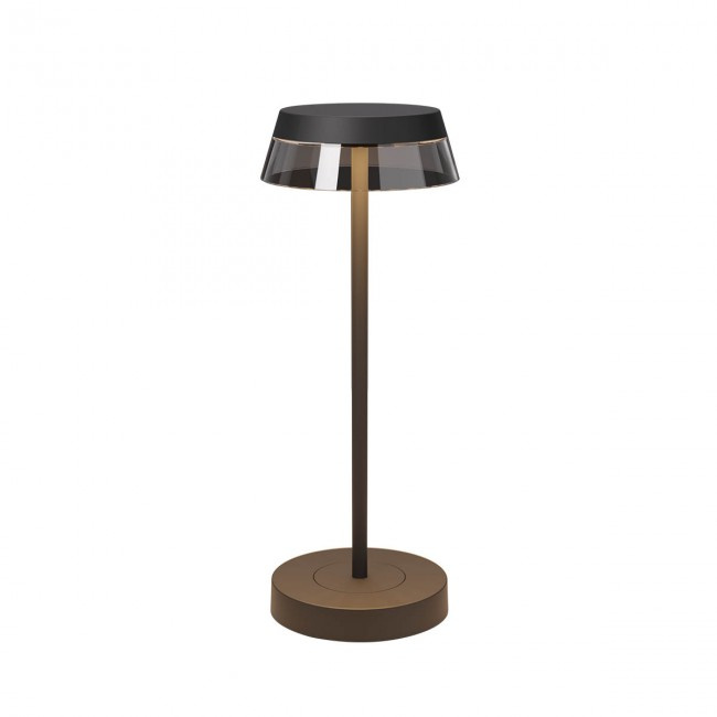 Redo Venkovní stmívatelná stolní lampa ILUNA Barva: Černá