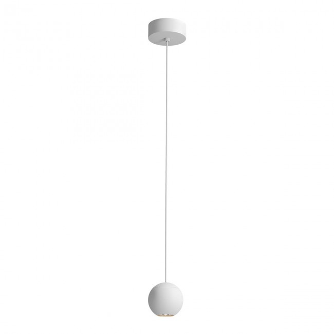 Redo Závěsné LED svítidlo Obo ø 7cm Barva: Bílá
