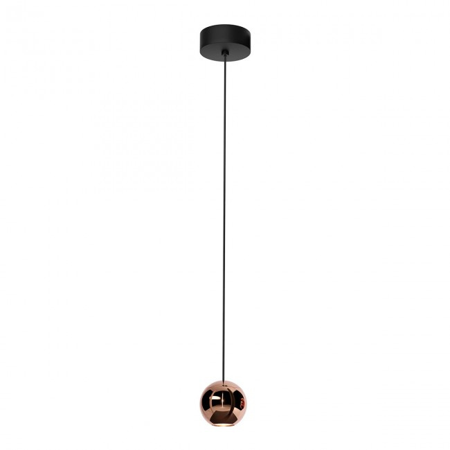Redo Závěsné LED svítidlo Obo ø 7cm Barva: ružová zlatá