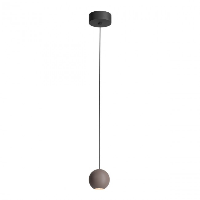 Redo Závěsné LED svítidlo Obo ø 7cm Barva: Kávová